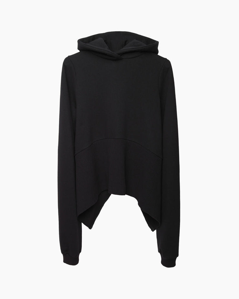 Hooded Zip Back Sweatshirt
