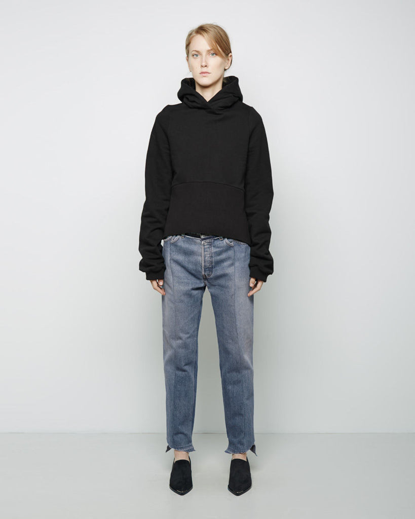 Hooded Zip Back Sweatshirt