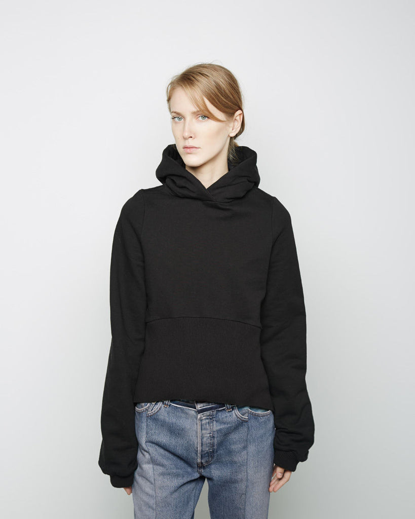 Hooded Zip Back Sweatshirt