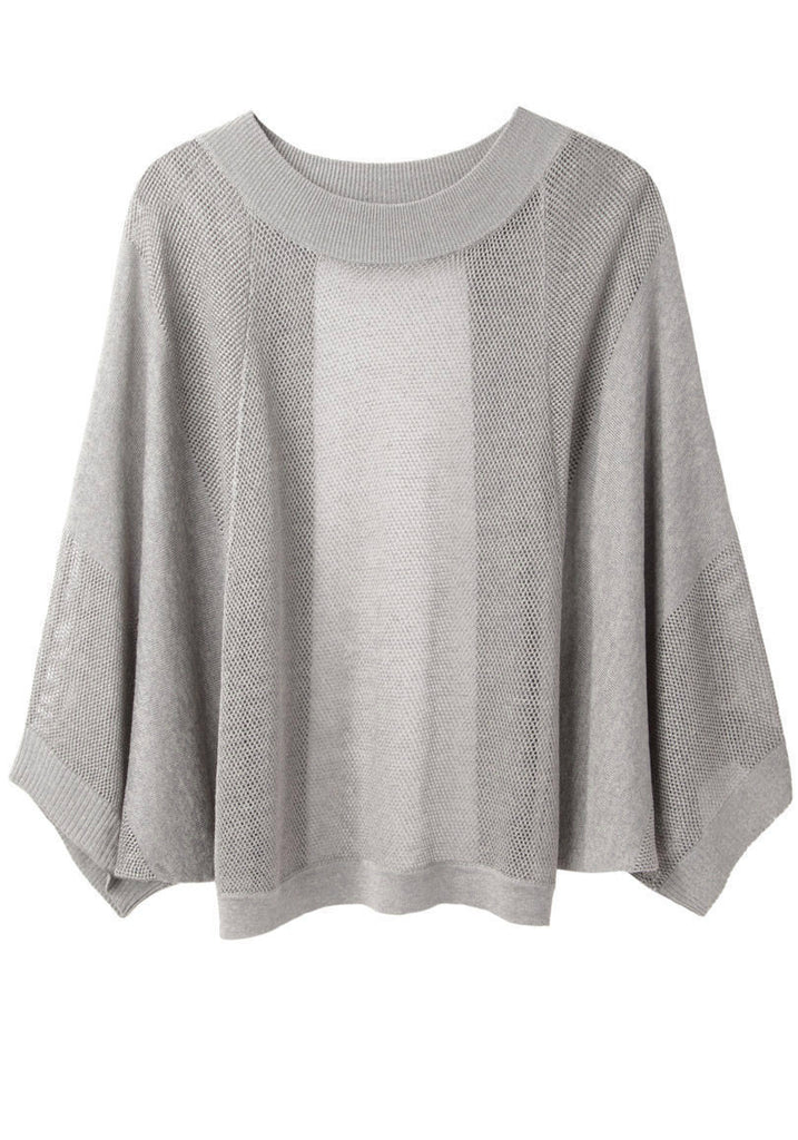 Backless Drop Needle Pullover