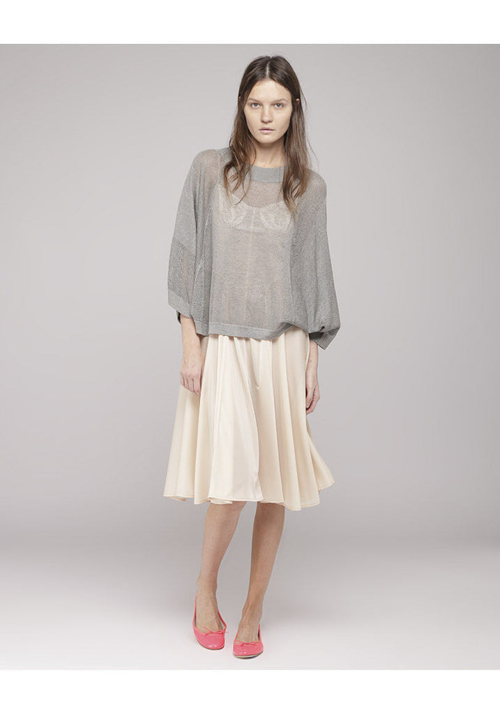 Backless Drop Needle Pullover