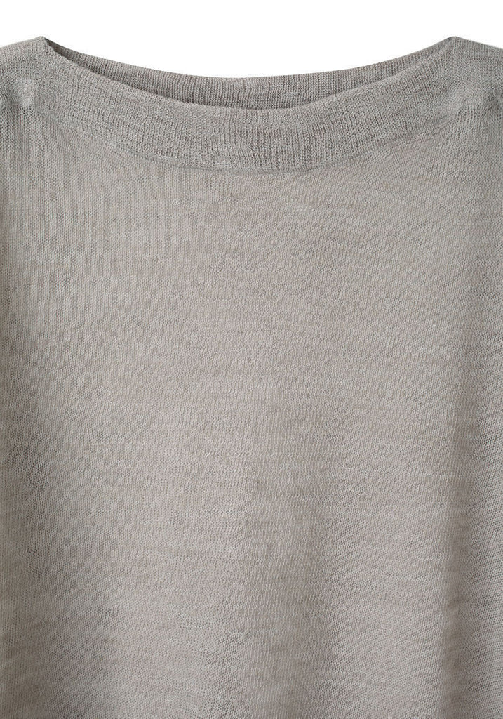 Bi Level Boatneck Pullover