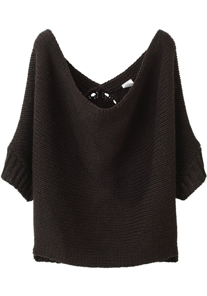 Cropped Dolman Sweater