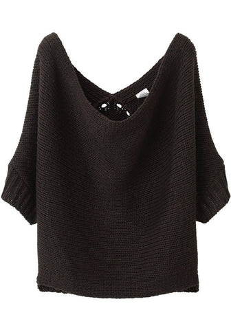 Cropped Dolman Sweater