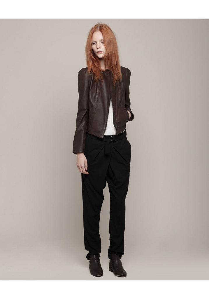 Belted Jersey Pant