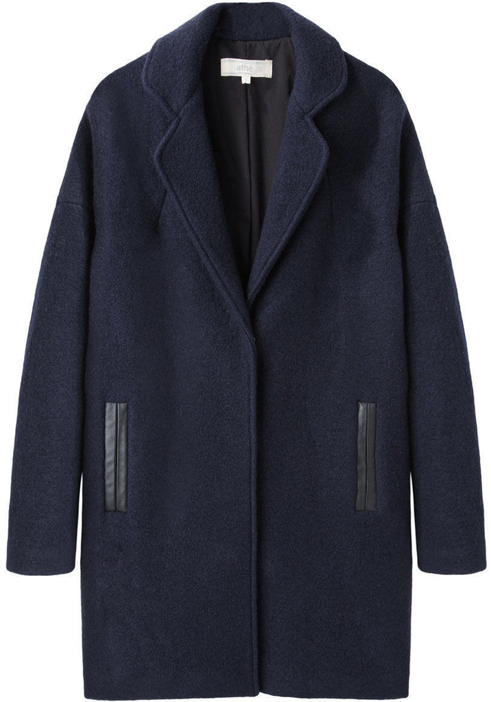 Boiled Wool Coat