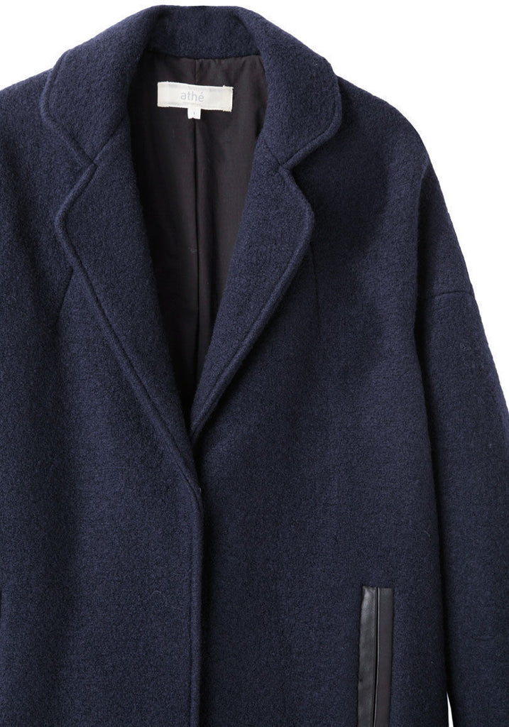 Boiled Wool Coat