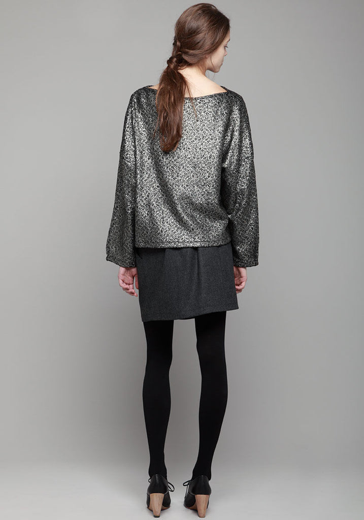 Chevron Flannel Skirt