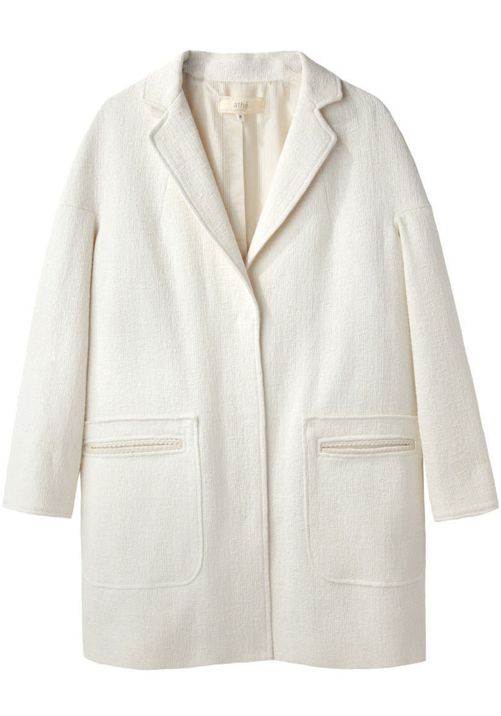 Cotton Cocoon Coat
