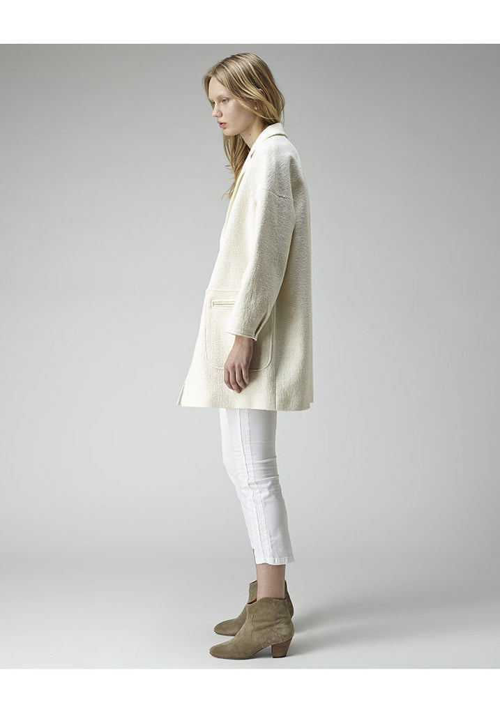 Cotton Cocoon Coat