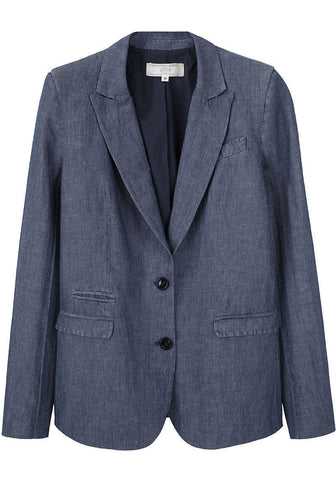 Cotton-Linen Blazer