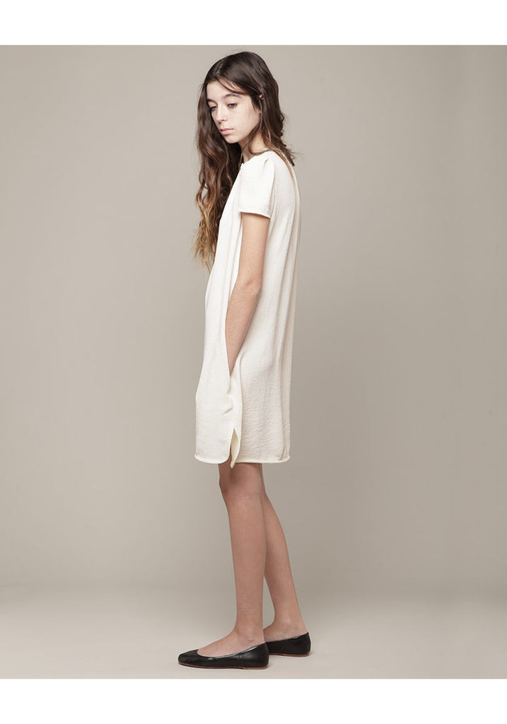 Crepe Henley Dress