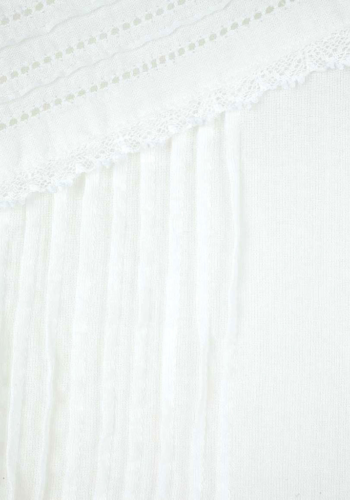 Crinkled Voile Blouse