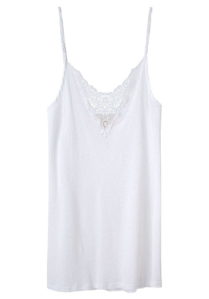 Crochet Lace Rib Tank