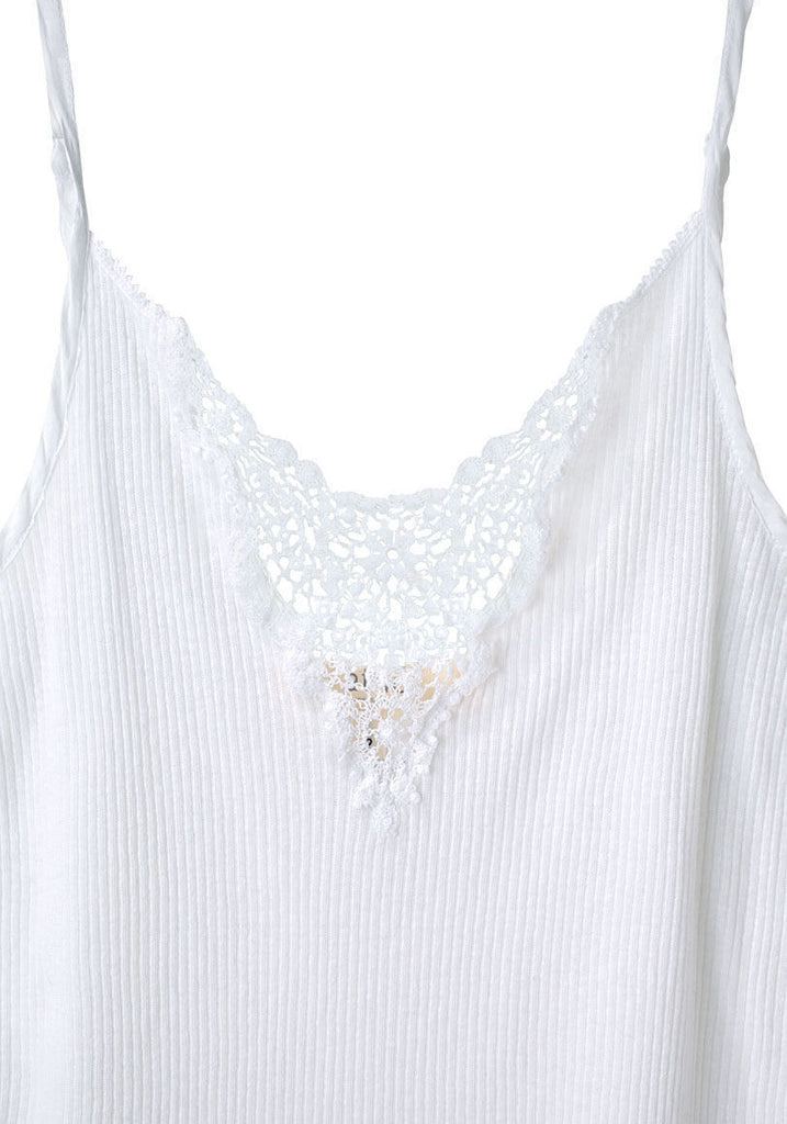 Crochet Lace Rib Tank