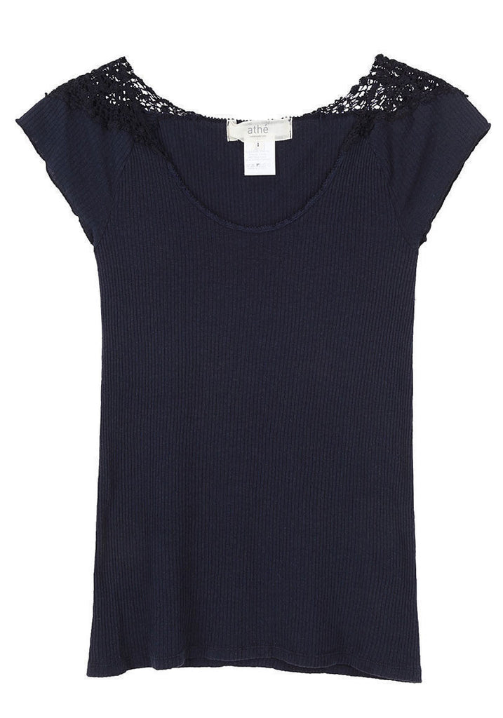 Crochet Lace Rib Top