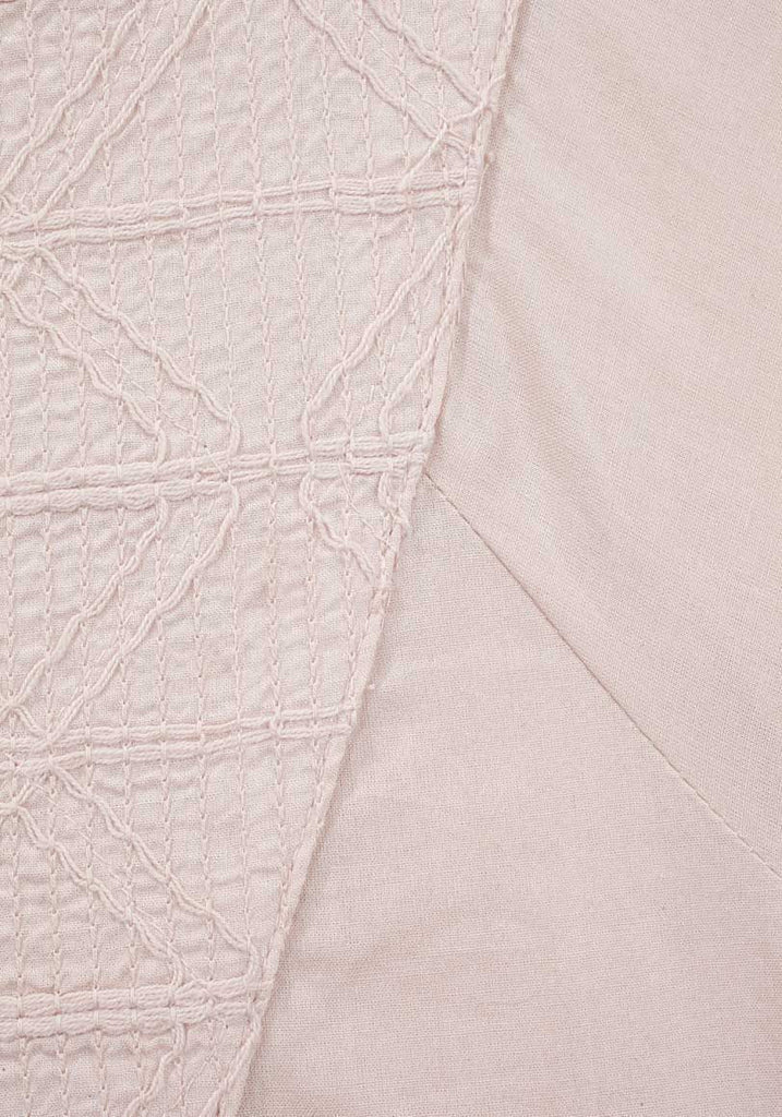 Embroidered Voile Dress