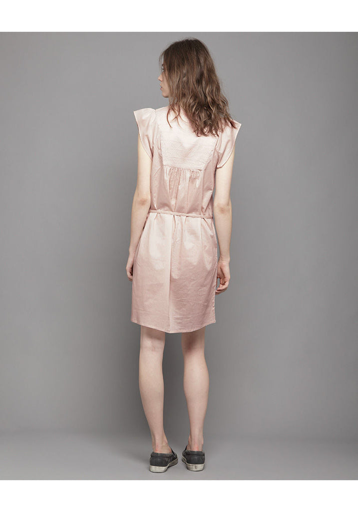 Embroidered Voile Dress