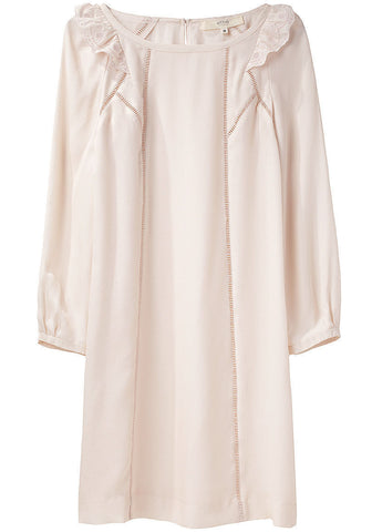 Eyelet Charmuese Dress