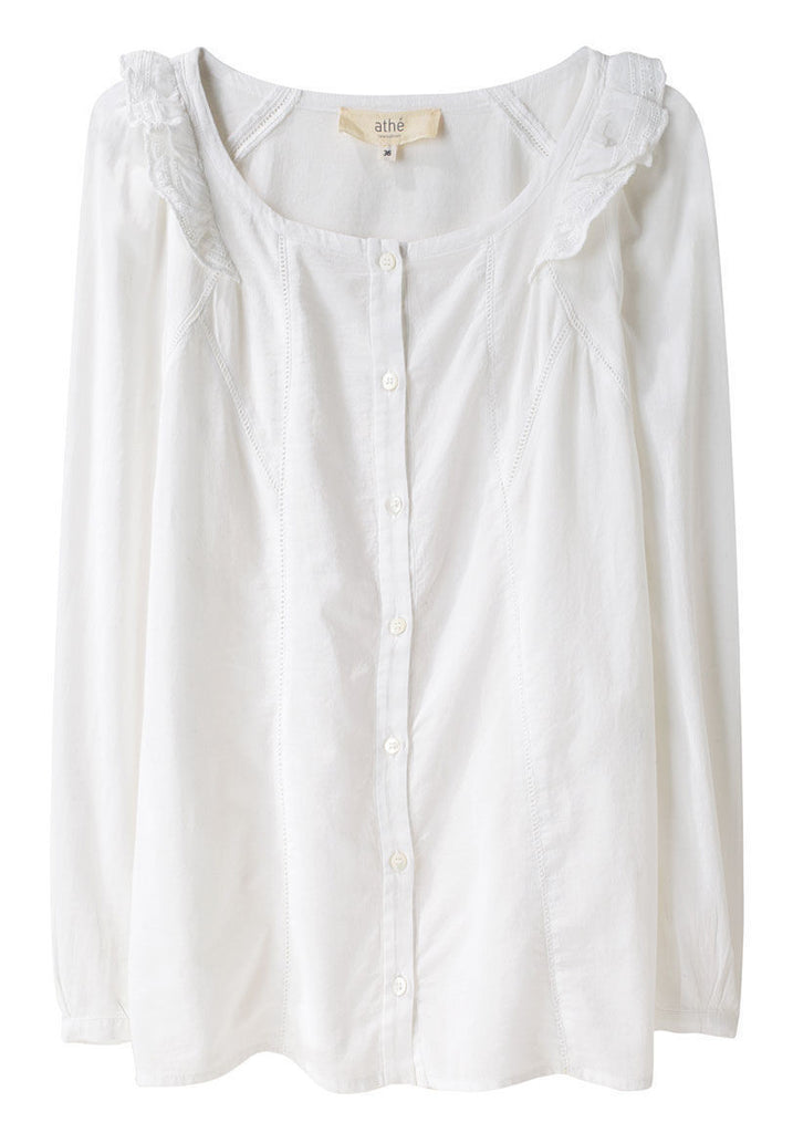 Eyelet Cotton Blouse