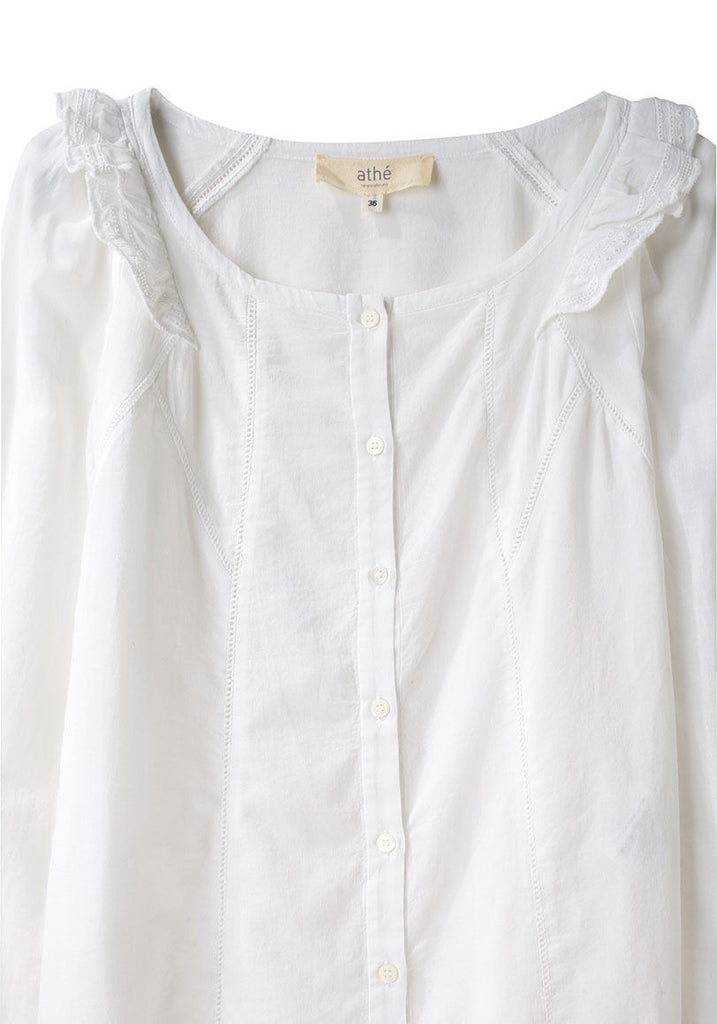 Eyelet Cotton Blouse