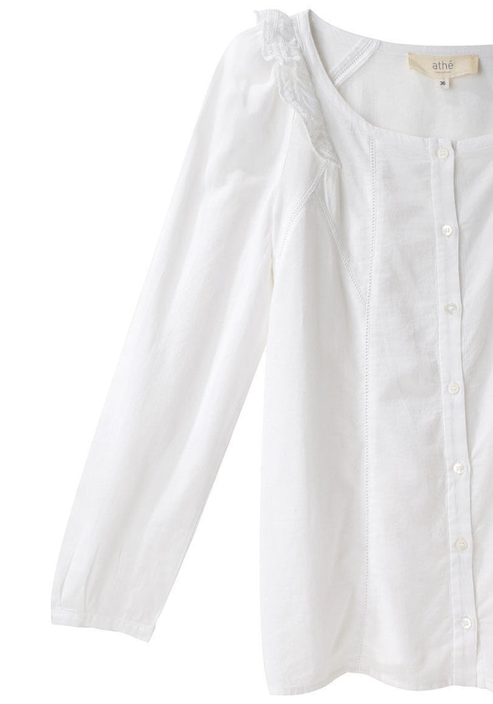 Eyelet Cotton Blouse