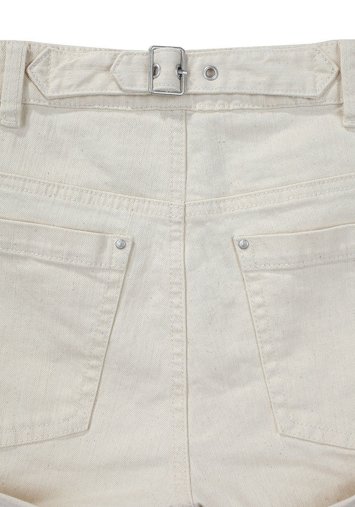 Flecked Cotton Short