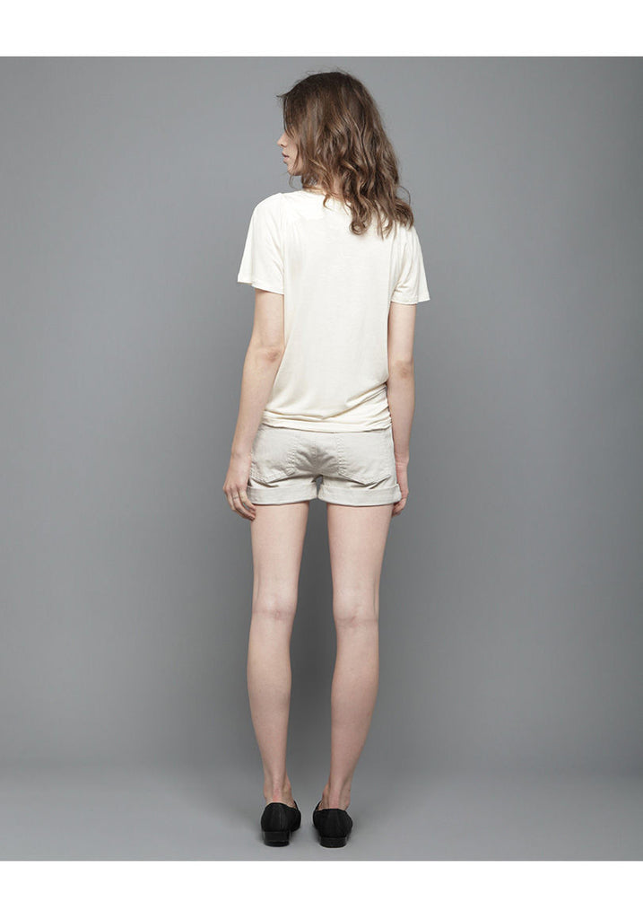 Flecked Cotton Short