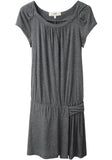 Gathered Jersey Dress