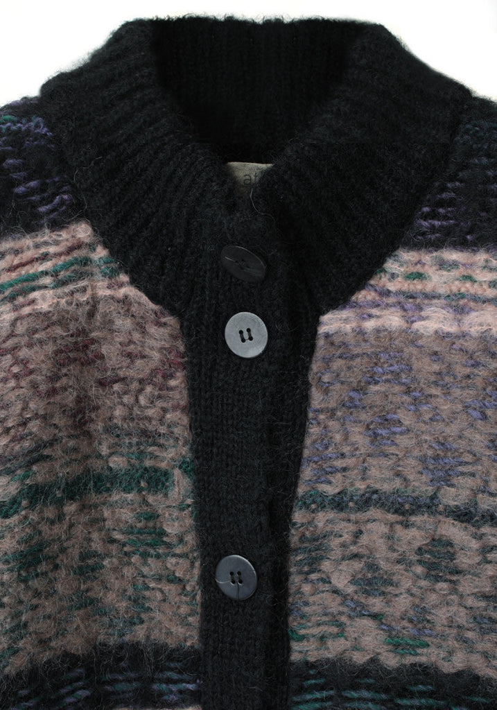 Jacquard Mohair Cardigan