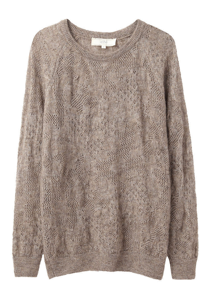 Long Sleeved Open Knit