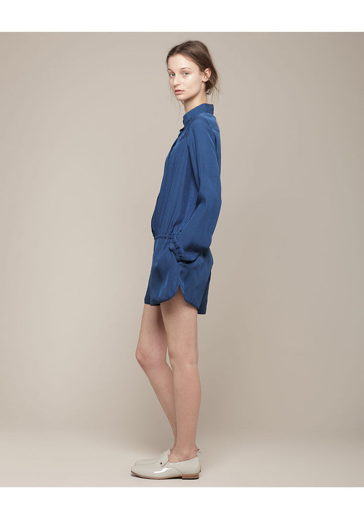 Long Sleeved Silk Romper