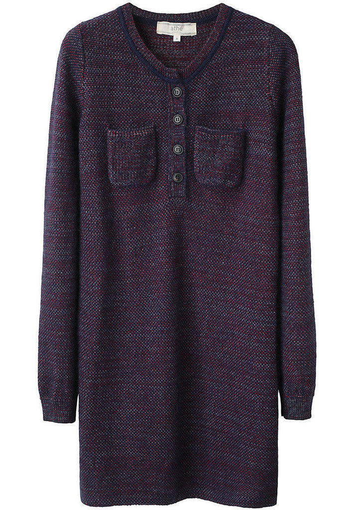 Mohair Tweed Pocket Dress