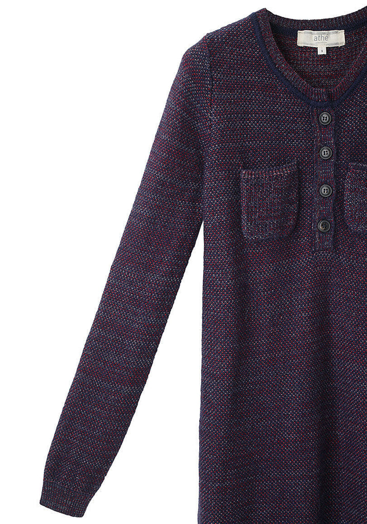 Mohair Tweed Pocket Dress