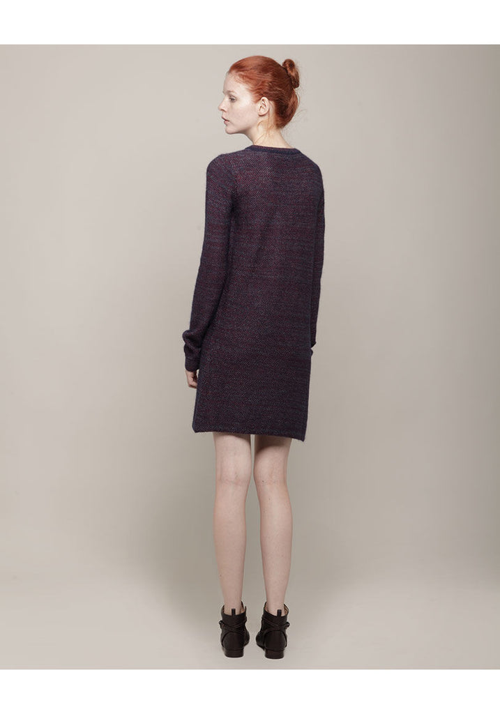 Mohair Tweed Pocket Dress