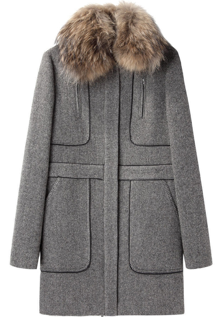 Parka with Fur Collar