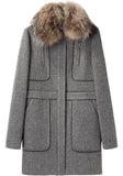 Parka with Fur Collar