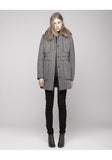 Parka with Fur Collar