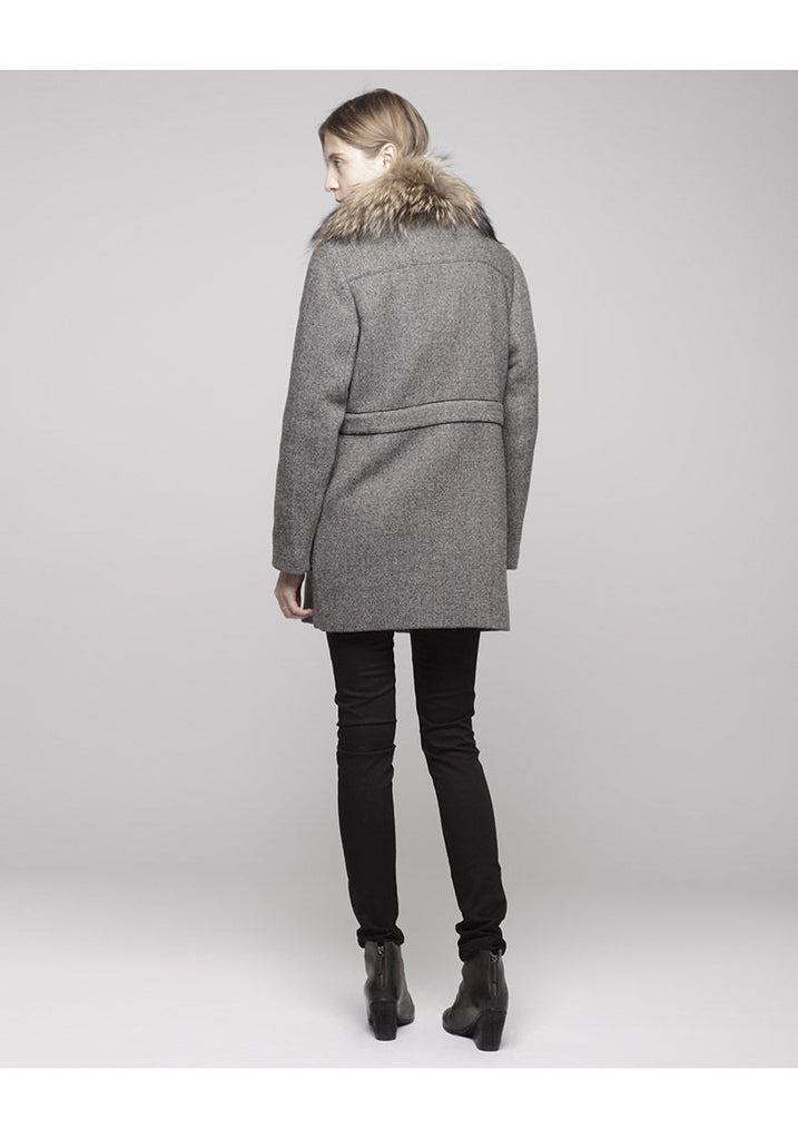 Parka with Fur Collar