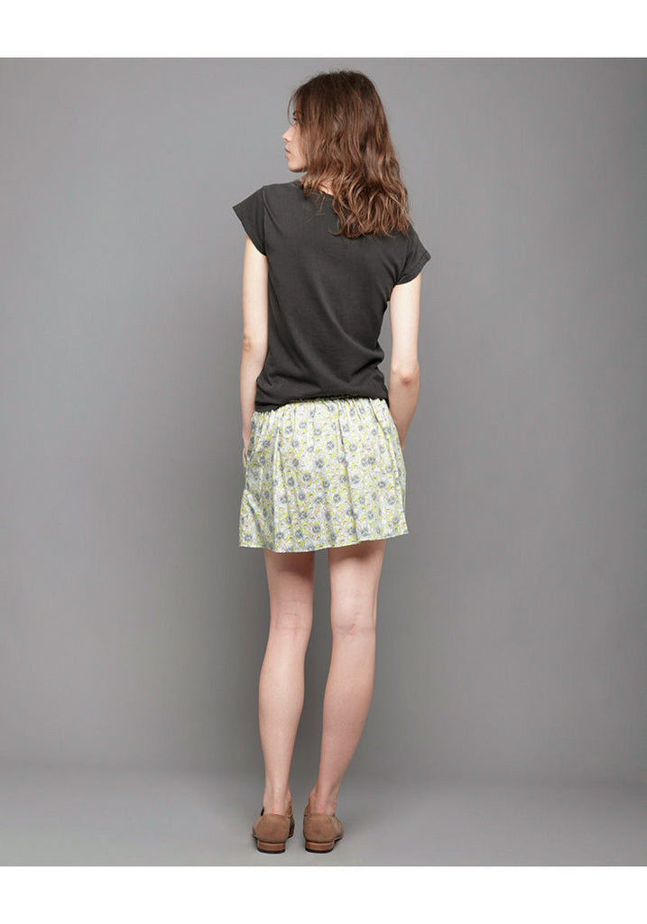 Printed Poplin Skirt