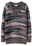 Scoop Neck Mohair Sweater