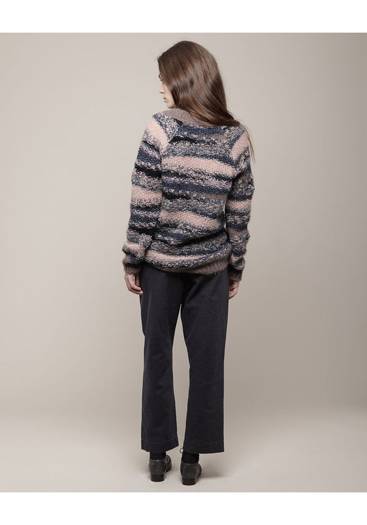 Scoop Neck Mohair Sweater