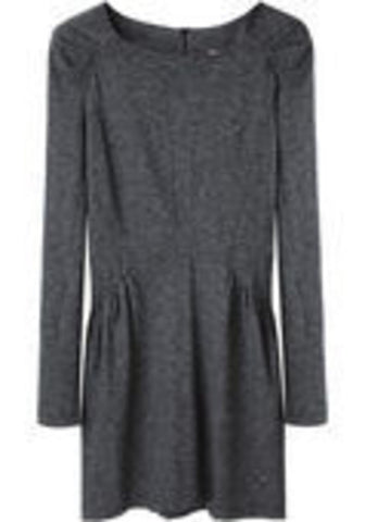 Seamed Jersey Dress