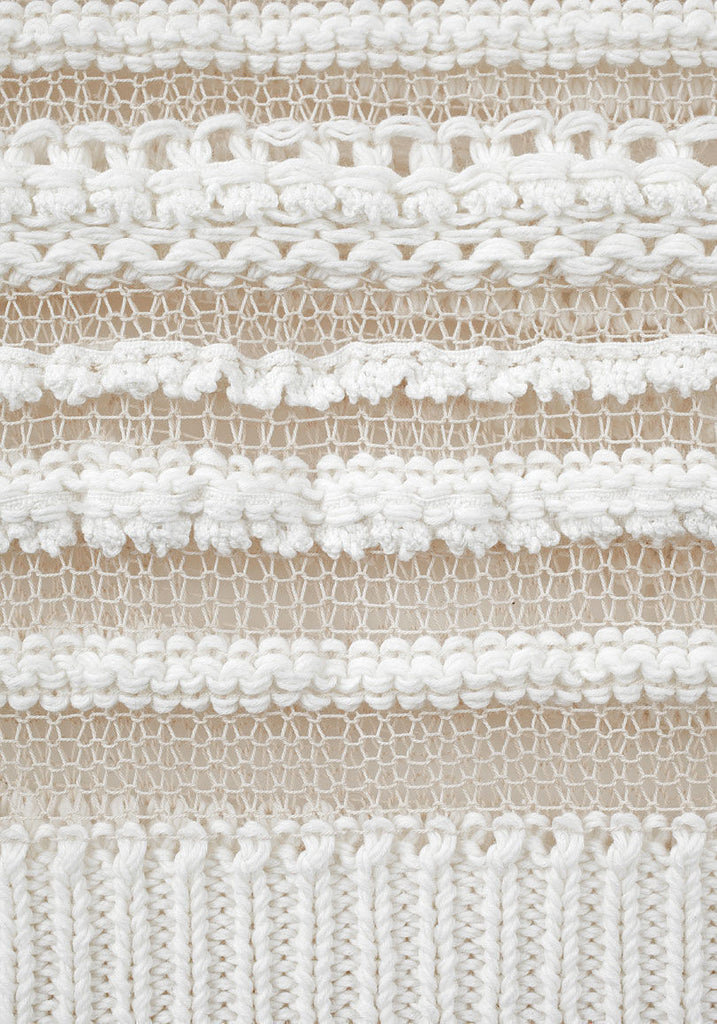 Sheer Ribbed Pullover