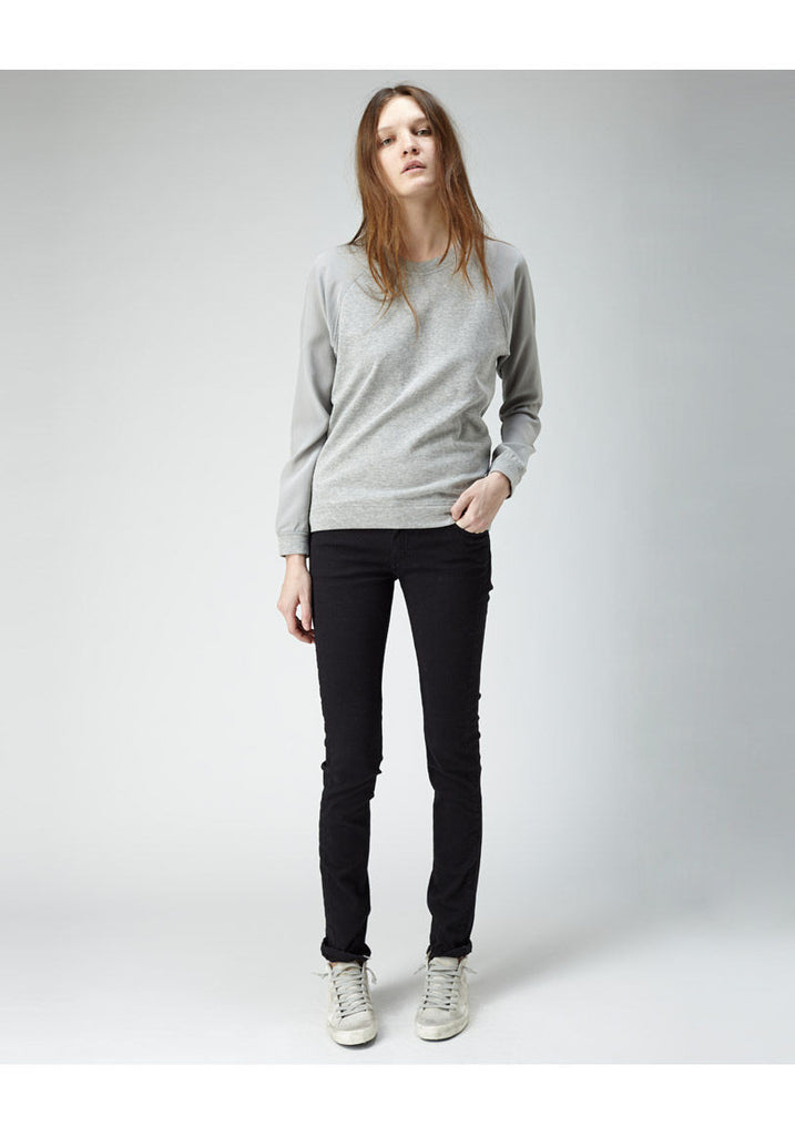 Silk Sleeve Pullover