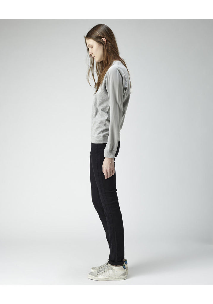 Silk Sleeve Pullover