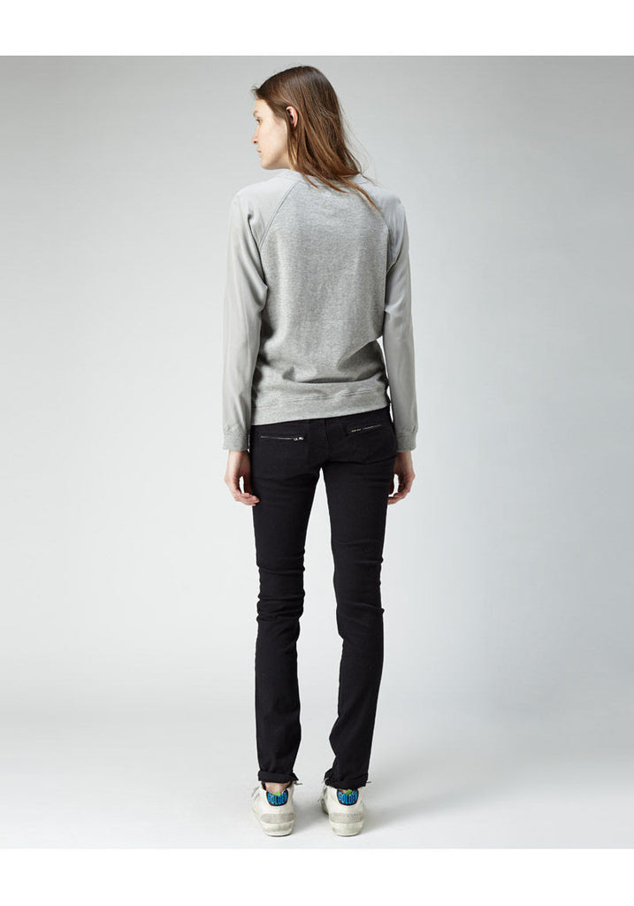 Silk Sleeve Pullover