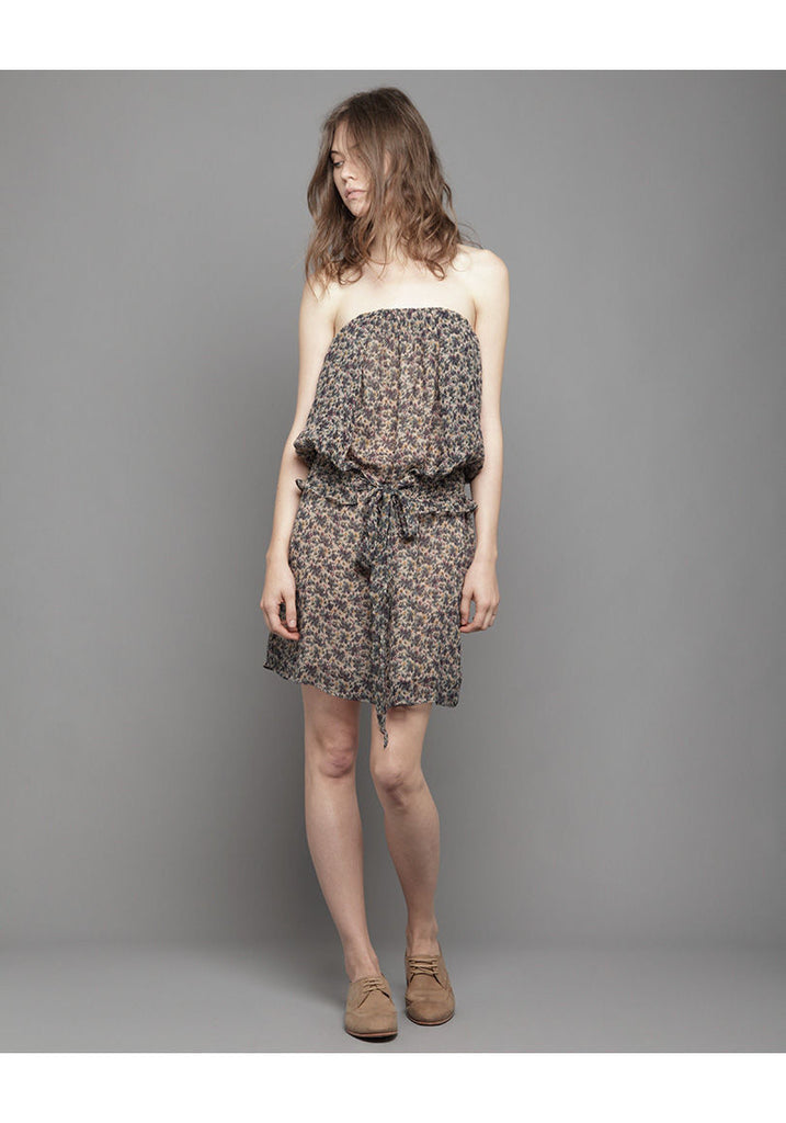 Strapless Flower Dress