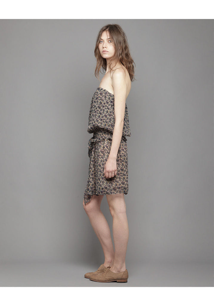 Strapless Flower Dress