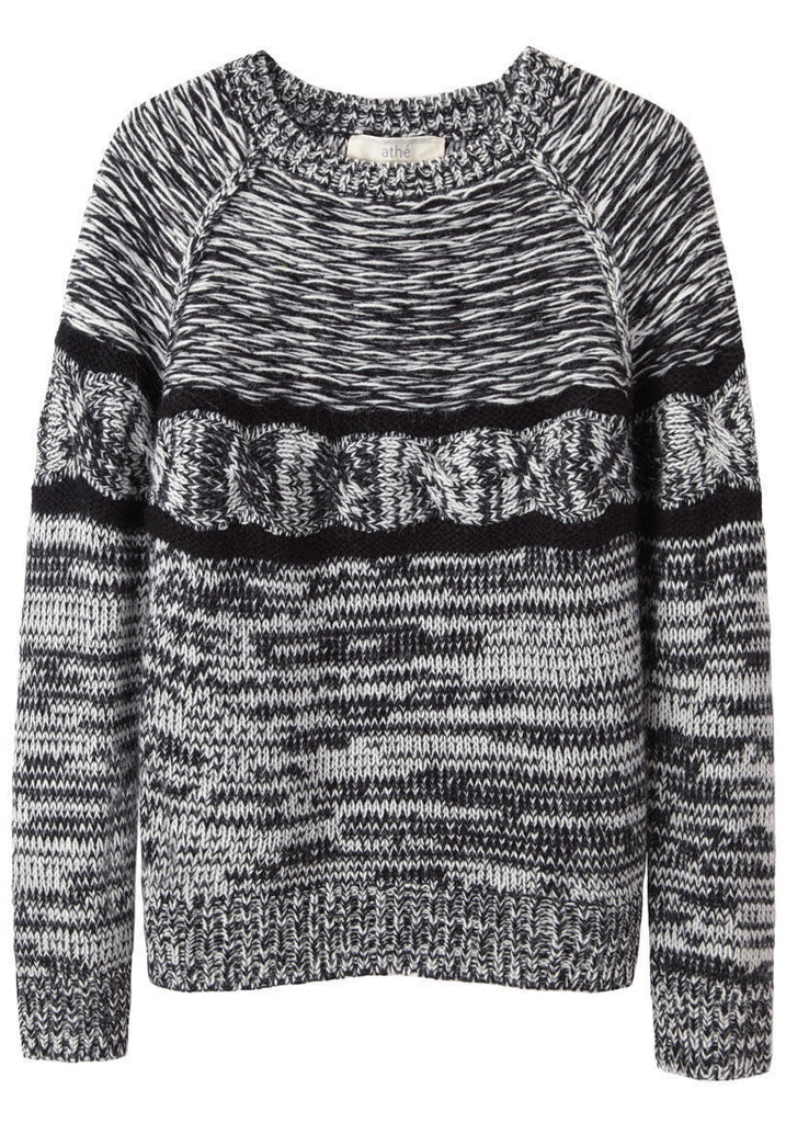 Stripe Knit Pullover